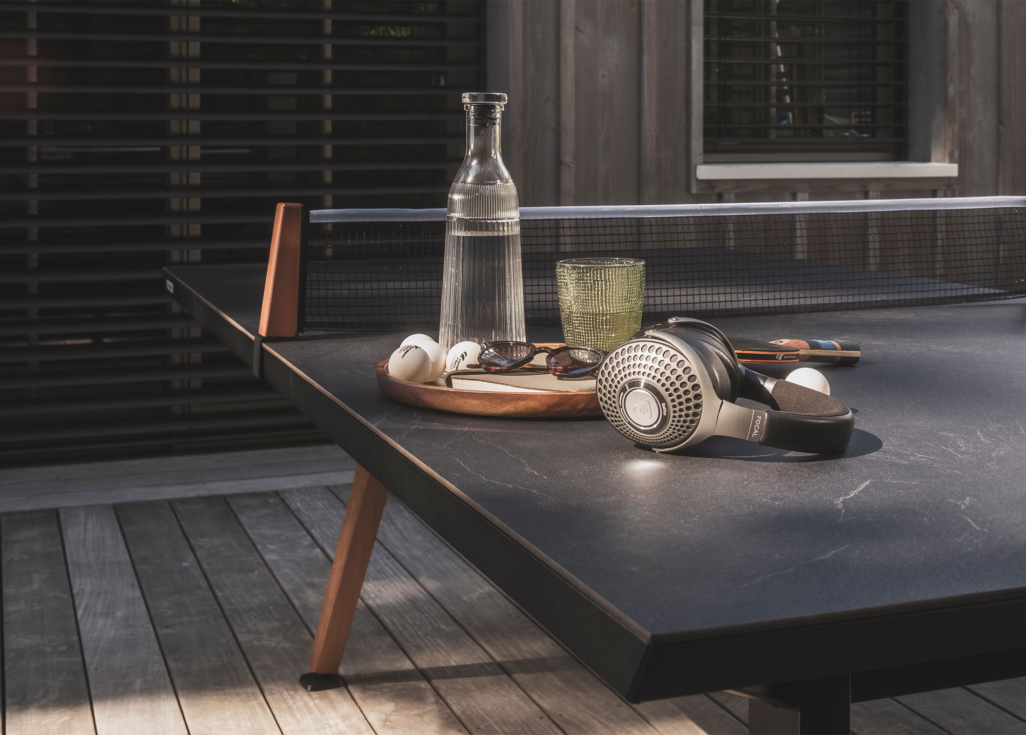 Ping Pong table made with Stratificato HPL Laminate by Abet Laminati
