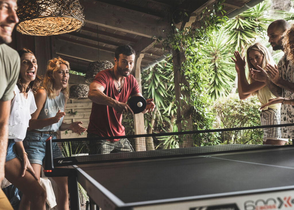 Ping Pong table made with Stratificato HPL Laminate by Abet Laminati