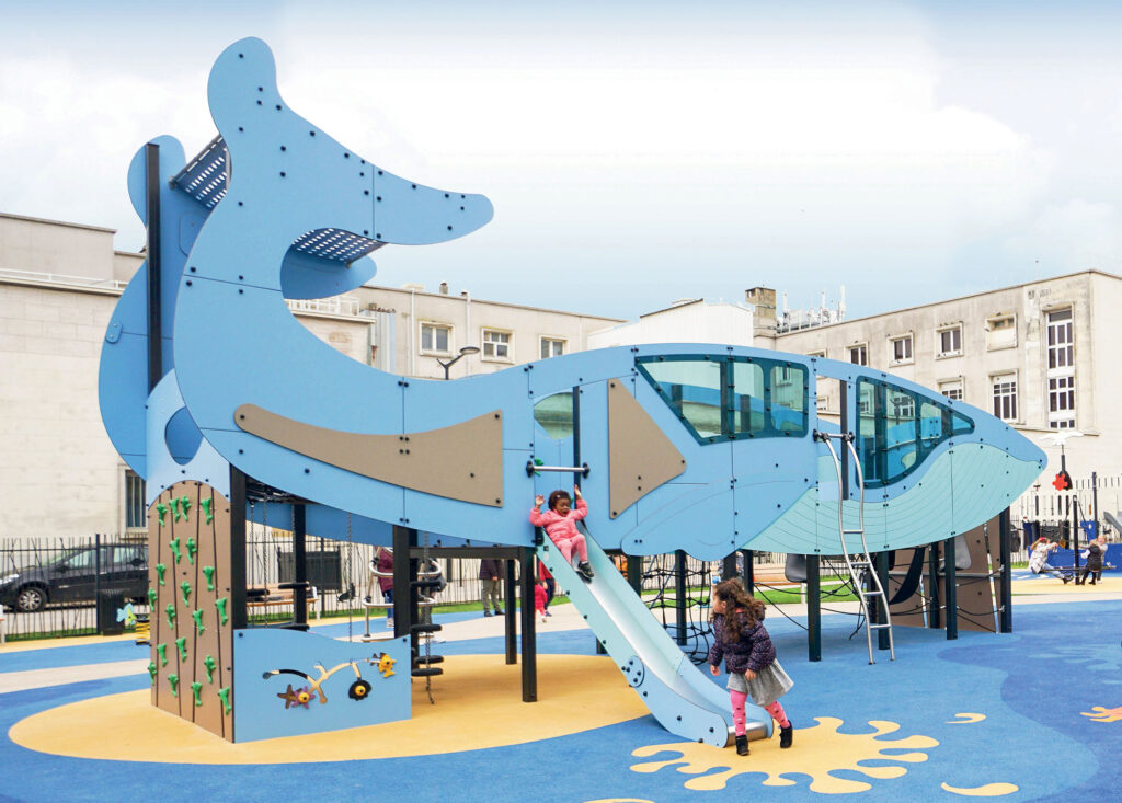 Playground made with MEG-H panels by Abet Laminati