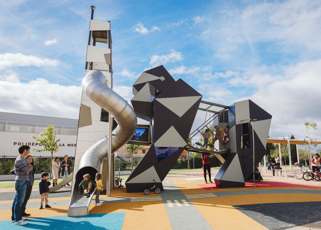 Playground made with MEG-H panels by Abet Laminati